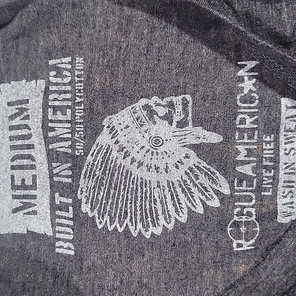 Rogue American Gray "Don't Tread on Me" T-shirt- Medium - Picture 3 of 3